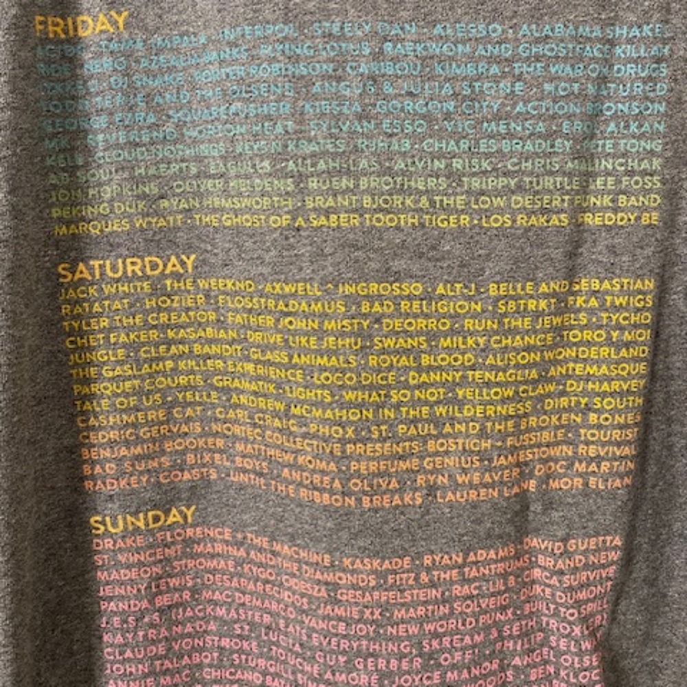 Coachella 2015 Hoodie--Mens Large--XLNT Condition - Picture 4 of 6